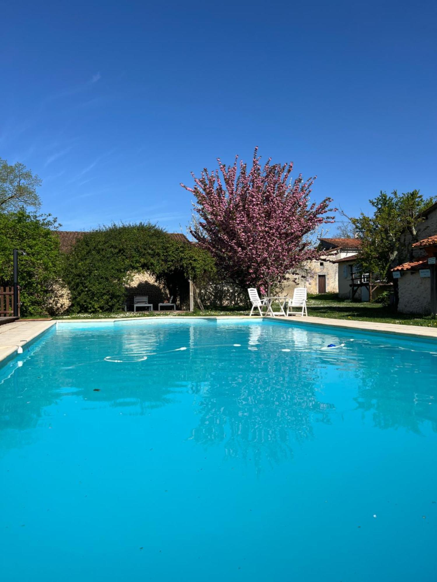 Entire Apartment With Swimming Pool Near Aubeterre Saint-Romain  Exterior photo